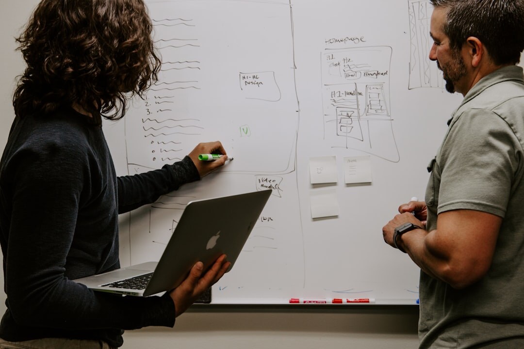 editorial team discussing design