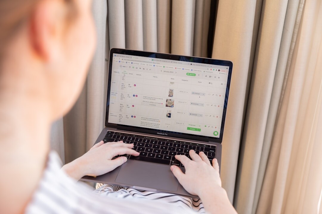 editor reviewing content